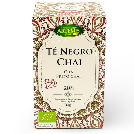 Té Chai Negro Premium Artemis Bio 20 filtros 30g