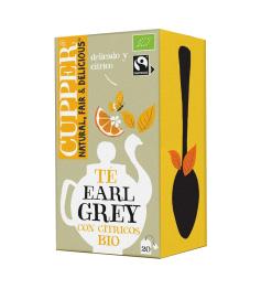 Té Earl Grey con Cítricos Cupper Bio 20 bolsitas