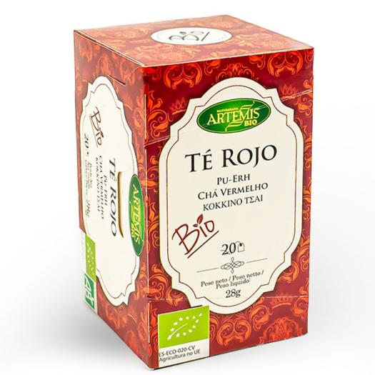 Té Rojo Pu Erh Artemis Bio 20 filtros