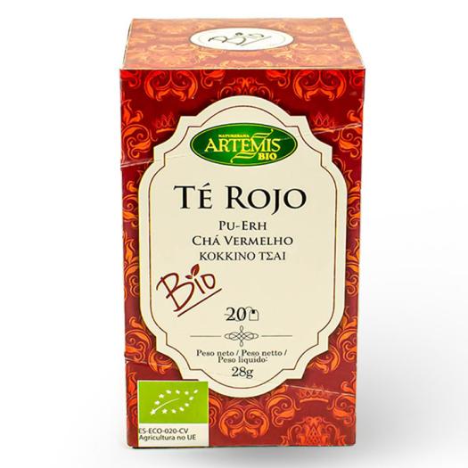 Té Rojo Pu Erh Artemis Bio 20 filtros