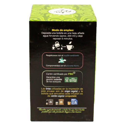 Té Verde con Menta Artemis Bio 20 filtros