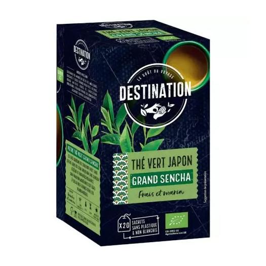 Té Verde Sencha Premium Japón Destination Bio 20 Filtros 40g