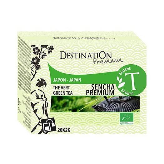 Té Verde Sencha Premium Japón Bio 20 Filtros 40g
