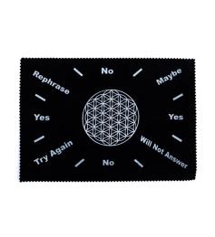 Tablero de Péndulo Astrológico con Flor de la Vida 20,5x30cm