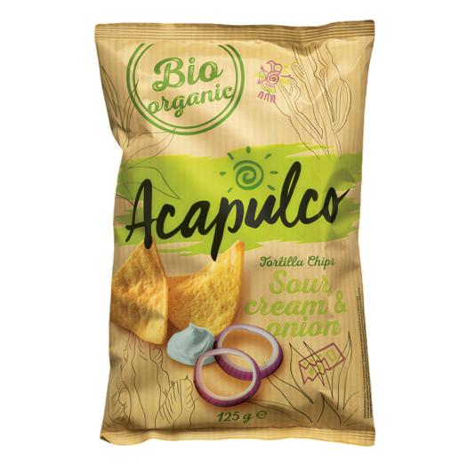 Tortilla Chips Sour Cream Acapulco Bio 125g