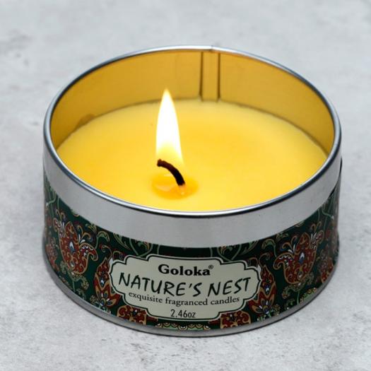 Vela Aromática Nature´s Nest Goloka
