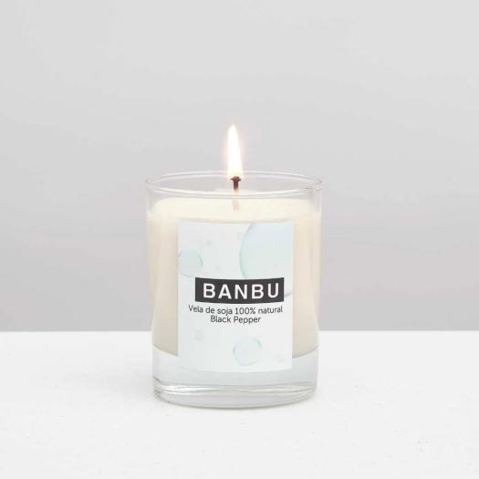 Vela de Soja Natural Black Pepper Banbu