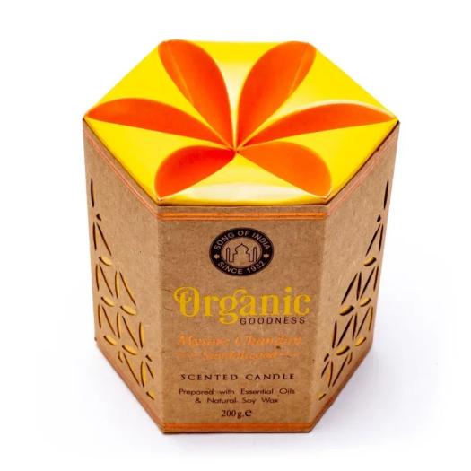 Vela de Cera de Soja Sándalo Organic Goodness 200g