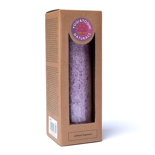 Vela de Estearina Lila Sin Perfume 21x6,5cm