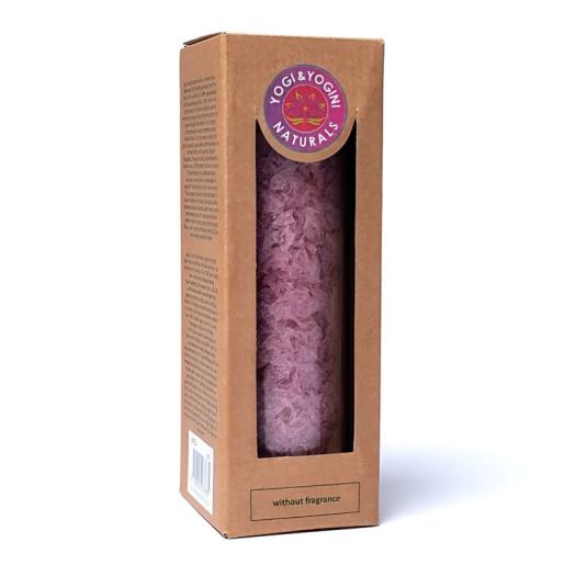 Vela de Estearina Rosa Antiguo Sin Perfume 21x6,5cm