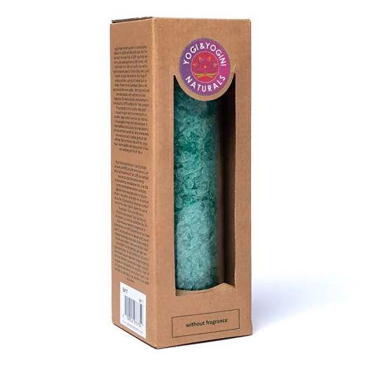 Vela de Estearina Verde Sin Perfume 21x6,5cm