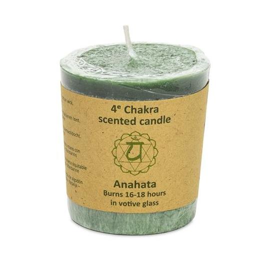 Vela Votiva Perfumada 4to Chakra Anahata