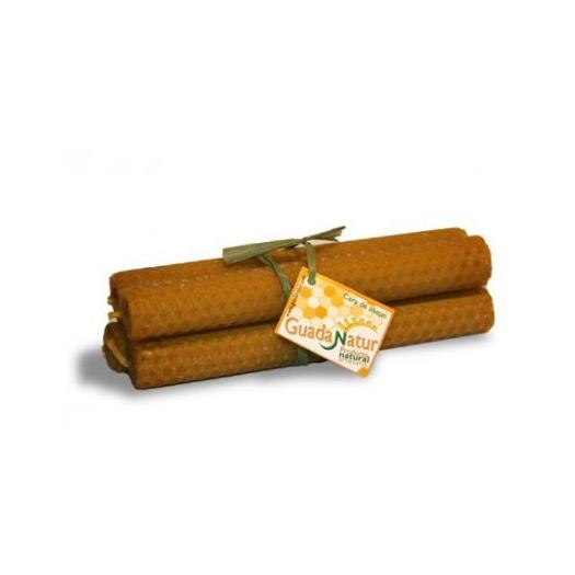 Velas de Cera de Abeja de 20cm PACK 2uds