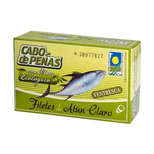 Ventresca de Atún Claro Aceite de Oliva Cabo de Peñas Bio 111g
