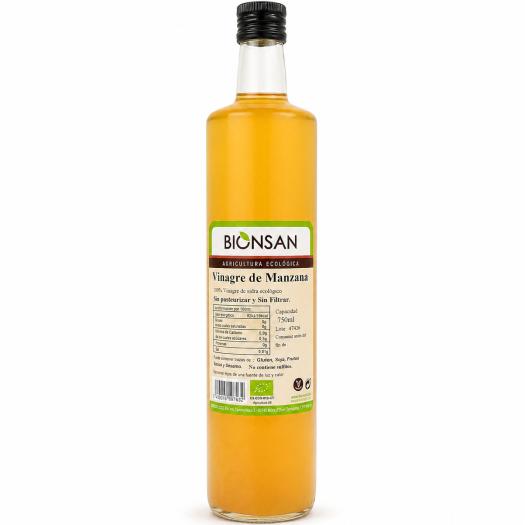 Vinagre de Manzana Sin Filtrar y Sin Pasteurizar Bionsan Bio 750 ml