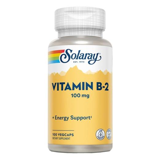 Vitamina B2 100 Mg Solaray 100 VegCaps