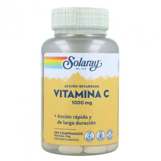 Vitamina C con Escaramujo Solaray 100 Comprimidos