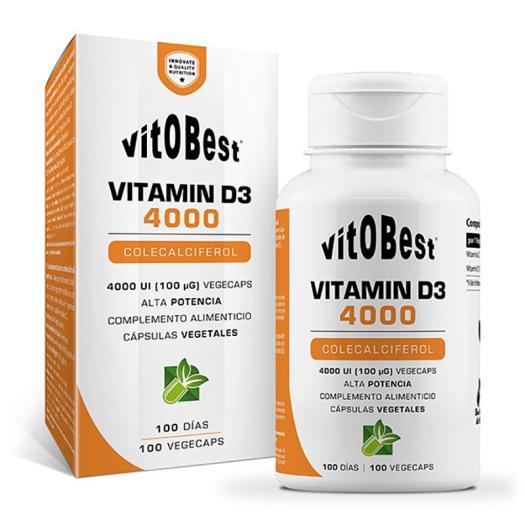 Vitamina D3 4000 Vitobest 100 Cáps